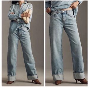 ETICA Jeans High Rise Relaxed Cuff Jeans